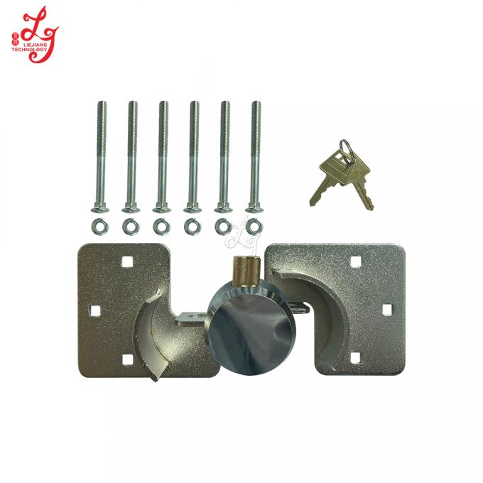 बिक्री के लिए स्लॉट गेमिंग डोर लॉक कंटेनर के लिए स्टेनलेस स्टील आइस हॉकी लॉक नया लॉक 0