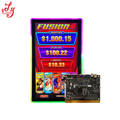 Fusion 4 PCB Boards Multi - Game Slot Gaming PCB Boards For Slot Machines Support Digital Ideck