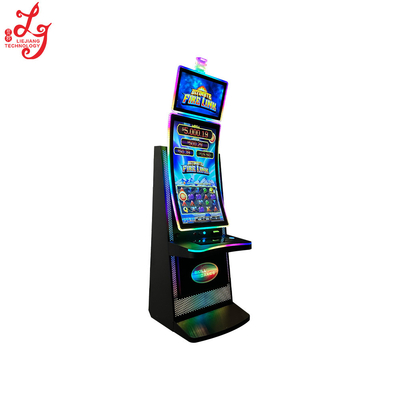43 inch USA Curved Video Slot Gaming Metal Slot Game Machines Cabinet For Sale