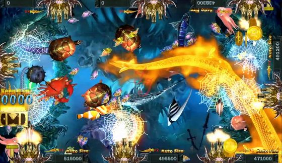 Aliens Attack Hunting Arcade Game Machine Fish Table Software