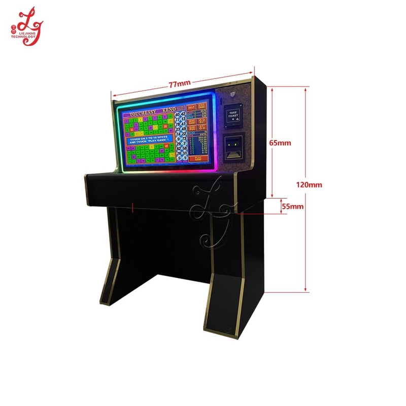 Lucky Life Keno Win Bomb Bonus High Pay Out Gaming Support Touch Button Classic 6 Games On Board Wooden Cabinet